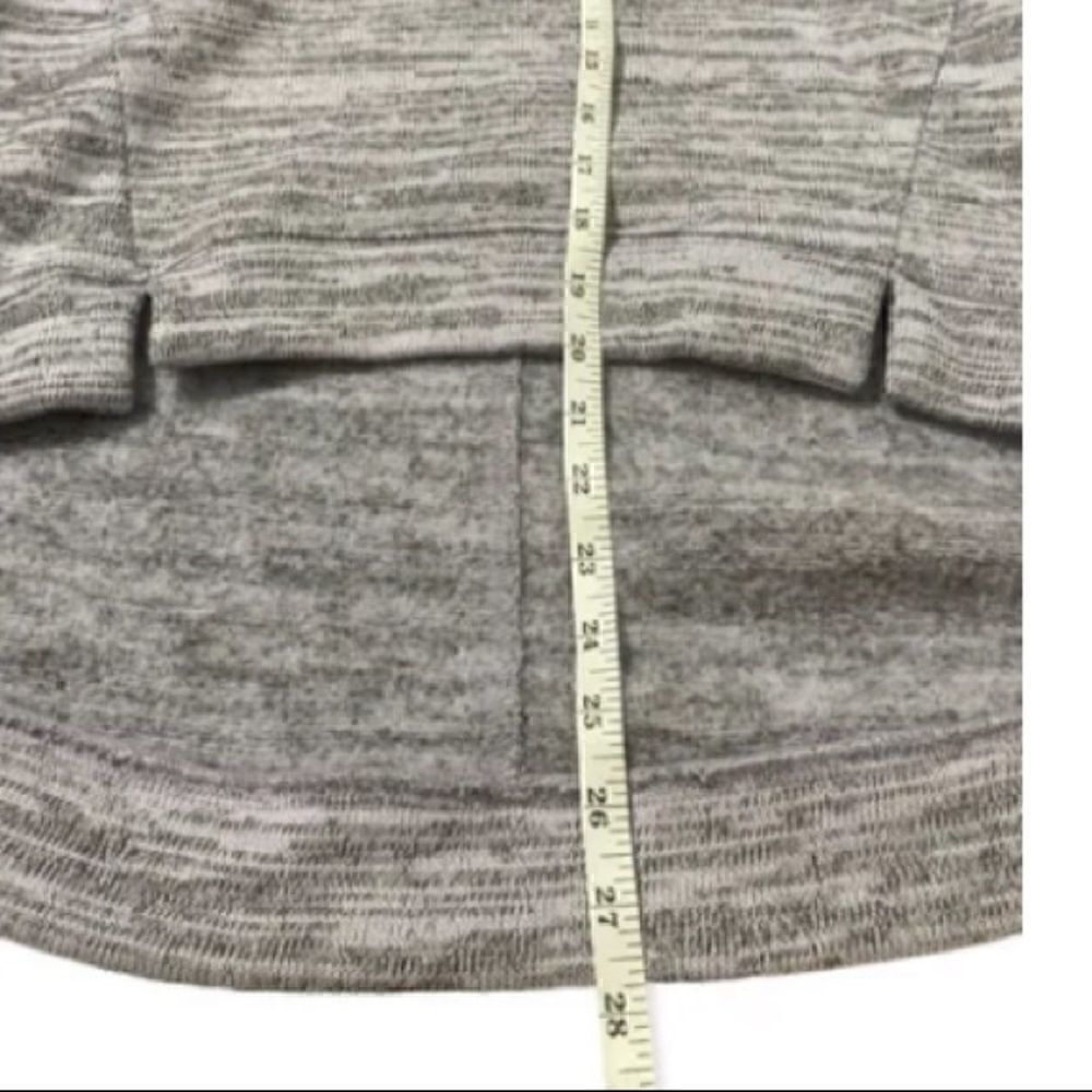 Anthropologie Saturday Sunday Women's Gray Space Dye Cowl Neck Sweater M - Picture 4 of 8